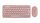 Logitech 920-012205 Tastatur Maus enthalten Universal RF Wireless + Bluetooth QWERTZ Deutsch Pink