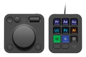 Logitech MX Creative Console Tastatur Bluetooth/USB Graphit