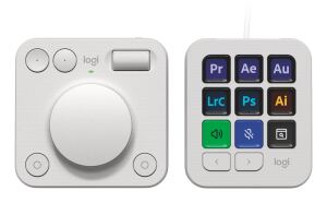 Logitech MX Creative Console Tastatur Bluetooth/USB Grau