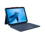 Logitech Rugged Combo 4 Touch QWERTZ Deutsch Smart Connector Blau