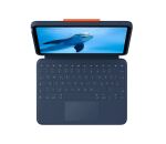 Logitech Rugged Combo 4 Touch QWERTZ Deutsch Smart Connector Blau
