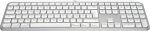 Logitech MX Keys S for Mac Tastatur Büro RF Wireless + Bluetooth QWERTZ Deutsch Aluminium, Weiß