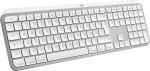 Logitech MX Keys S for Mac Tastatur Büro RF Wireless + Bluetooth QWERTZ Deutsch Aluminium, Weiß