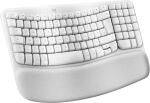 Logitech Wave Keys for Mac Tastatur Heimbüro Bluetooth QWERTZ Deutsch Weiß