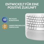 Logitech Wave Keys for Mac Tastatur Heimbüro Bluetooth QWERTZ Deutsch Weiß