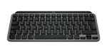 Logitech MX Keys Mini For Mac Tastatur Heimbüro Bluetooth QWERTZ Deutsch Schwarz, Grau