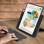 LOGITECH Flip Folio Tastatur-Case Graphite,iPad Pro/Air...