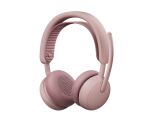 Logitech Zone Wireless 2 ES Kopfhörer Kabellos Kopfband Business/Everyday USB Typ-C Bluetooth Rose