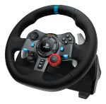 Logitech G 991-000539 Gaming-Controller Aluminium, Schwarz USB Lenkrad + Pedale + Headset PC, PlayStation 4, PlayStation 5, Playstation 3