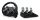 Logitech G 991-000539 Gaming-Controller Aluminium, Schwarz USB Lenkrad + Pedale + Headset PC, PlayStation 4, PlayStation 5, Playstation 3