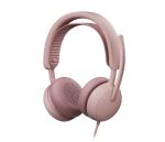 Logitech Zone Wired 2 Kopfhörer Kabelgebunden Kopfband Anrufe/Musik USB Type-C / USB Type-A Rose