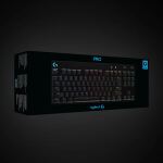 Logitech G PRO Tastatur Gaming USB QWERTY US International Schwarz