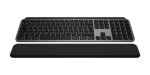 Logitech Master MX Keys S Combo for Mac Tastatur Maus enthalten Heimbüro RF Wireless + Bluetooth QWERTY US International Aluminium, Schwarz