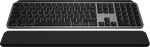Logitech Master MX Keys S Combo for Mac Tastatur Maus enthalten Heimbüro RF Wireless + Bluetooth QWERTY US International Aluminium, Schwarz
