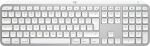Logitech Master MX Keys S for Mac Tastatur Büro RF Wireless + Bluetooth QWERTY US International Aluminium, Weiß