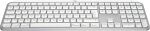 Logitech Master MX Keys S for Mac Tastatur Büro RF Wireless + Bluetooth QWERTY US International Aluminium, Weiß