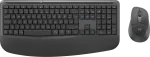 Logitech MK880 Signature Comfort Plus Combo for Business, Graphite, LogiBolt, USB/Bluetooth, DE