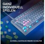 LOGITECH G316 X 98 Tactile Switch DE White, USB, DE
