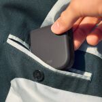 Logitech Mobi Fold Maus Reisen Beidhändig RF Wireless + Bluetooth Optisch 4000 DPI