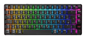 CHERRY XTRFY K33 Compact Wireless Tastatur Gaming USB + RF Wireless + Bluetooth QWERTZ Deutsch Schwarz
