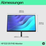 HP E-Series E22 G5 FHD Monitor