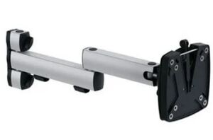 Novus 1.2 TSS Folding arm 2 Monitor Arm Tisch/Bank Schwarz, Silber