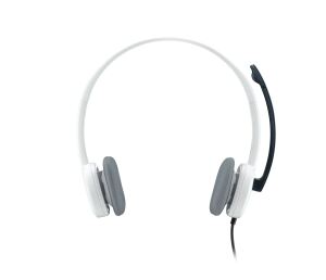 Logitech H150 Kopfhörer Kabelgebunden Kopfband Büro/Callcenter Weiß