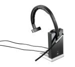 Logitech H820e Kopfhörer Kabellos Kopfband Büro/Callcenter Ladestation Schwarz