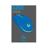 Logitech G G203 LIGHTSYNC Maus Gaming rechts USB Typ-A 8000 DPI