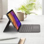 Logitech Folio Touch QWERTZ Deutsch Smart Connector Grau