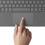 Logitech Folio Touch QWERTZ Deutsch Smart Connector Grau