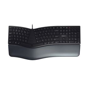CHERRY KC 4500 ERGO Tastatur Universal USB QWERTY US Englisch Schwarz