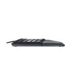 CHERRY KC 4500 ERGO Tastatur Universal USB QWERTY US Englisch Schwarz