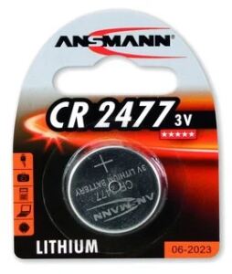 Batterie Knopfzelle CR2477 ANSMANN Spannung von 3 V 1er Blister