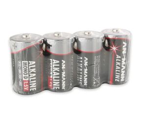 Batterie Mono D / LR20 4er ANSMANN Spannung von 1,5 V 4er Schlauch
