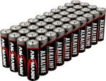 Batterie AA ANSMANN Red 40er 40x Mignon, LR6/1.5V/40er Box