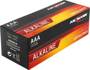 Batterie AAA ANSMANN Red 40er 40x Micro, LR03/1.5V/40er Box