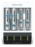 Ansmann Comfort Smart Akkuladegerät Haushaltsbatterie USB