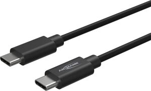 Kabel USB C->C S/S 200cm schwarz S/S, 200cm, schwarz