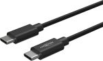 Kabel USB C->C S/S 200cm schwarz S/S, 200cm, schwarz