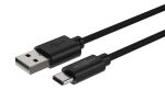 Ansmann 1700-0130 USB Kabel 1 m USB A USB C 0,48 Gbit/s Schwarz