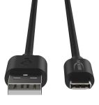 Ansmann 1700-0130 USB Kabel 1 m USB A USB C 0,48 Gbit/s Schwarz