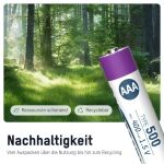 Ansmann 1311-0028 Haushaltsbatterie Wiederaufladbarer Akku AAA Lithium-Ion (Li-Ion)