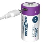 Ansmann 1313-0004 Haushaltsbatterie Wiederaufladbarer Akku C Lithium-Ion (Li-Ion)