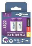 Ansmann 1313-0004 Haushaltsbatterie Wiederaufladbarer Akku C Lithium-Ion (Li-Ion)
