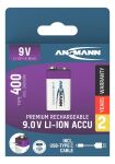 Ansmann 1315-0005 Haushaltsbatterie Wiederaufladbarer Akku 9V Lithium-Ion (Li-Ion)