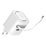Ansmann 1001-0187 Ladegerät für Mobilgeräte Smartwatch, Smartphone, Tablets Weiß AC Kabelloses Aufladen Schnellladung Drinnen