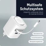 Ansmann 1001-0187 Ladegerät für Mobilgeräte Smartwatch, Smartphone, Tablets Weiß AC Kabelloses Aufladen Schnellladung Drinnen