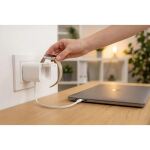 Ansmann 1001-0187 Ladegerät für Mobilgeräte Smartwatch, Smartphone, Tablets Weiß AC Kabelloses Aufladen Schnellladung Drinnen