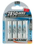 Akku AA ANSMANN NiMH  2.850mAh   4er Mignon, Blister